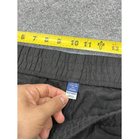 Coastal Resort Linen Blend Crop Pants 2XL Minimalist Scandi Cabincore Palm Beach - Picture 3 of 12